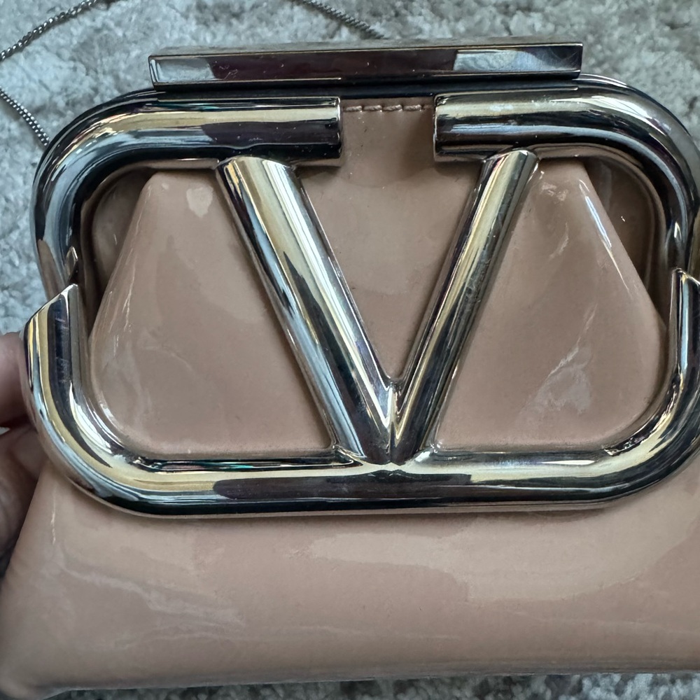 Authentic Valentino Mini Supervee Clutch Bag
